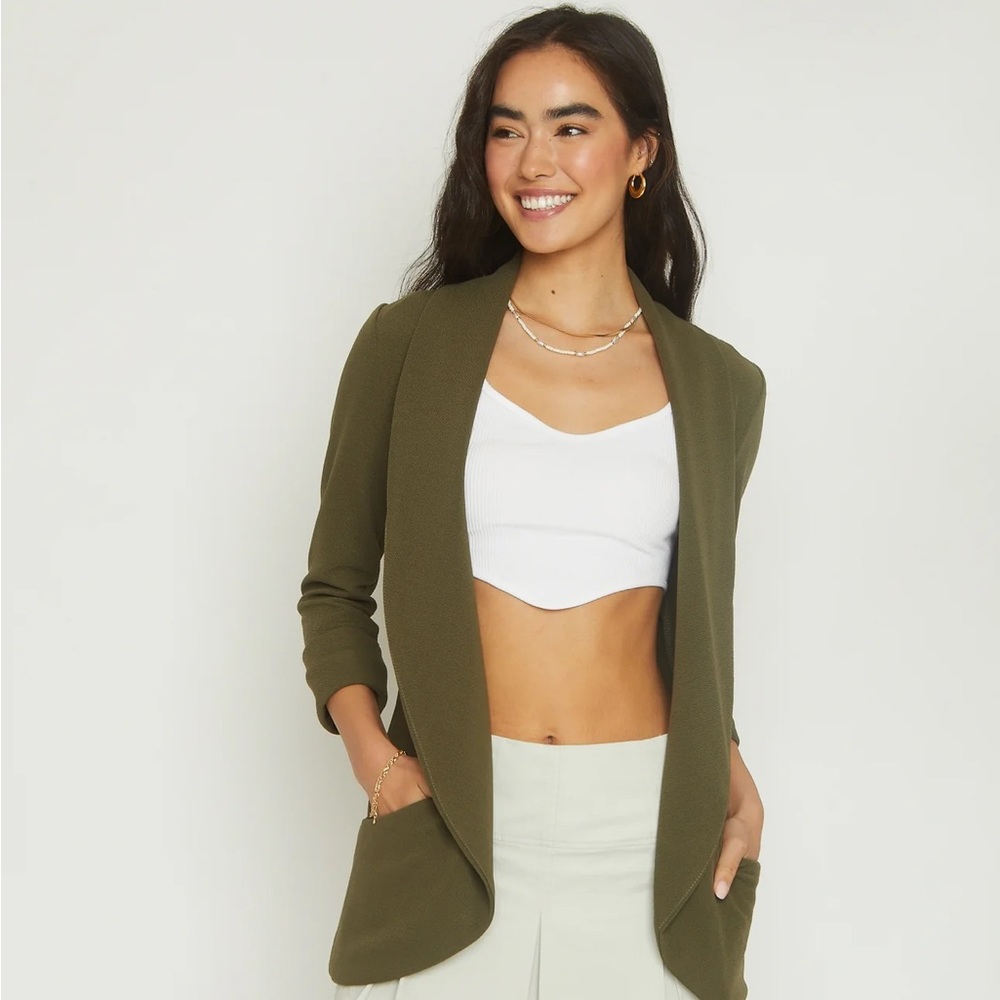 FrenchMauve Melanie Tunic Blazer